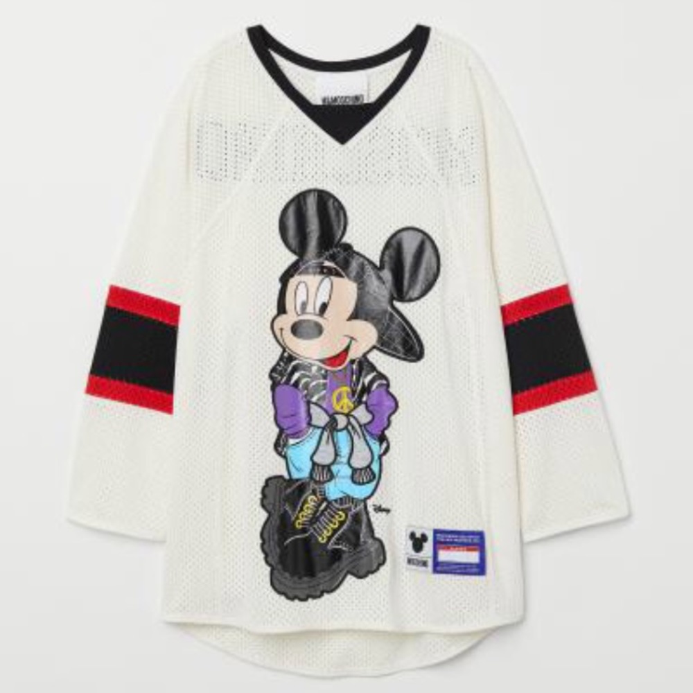 HM x Moschino Oversized Mesh Top